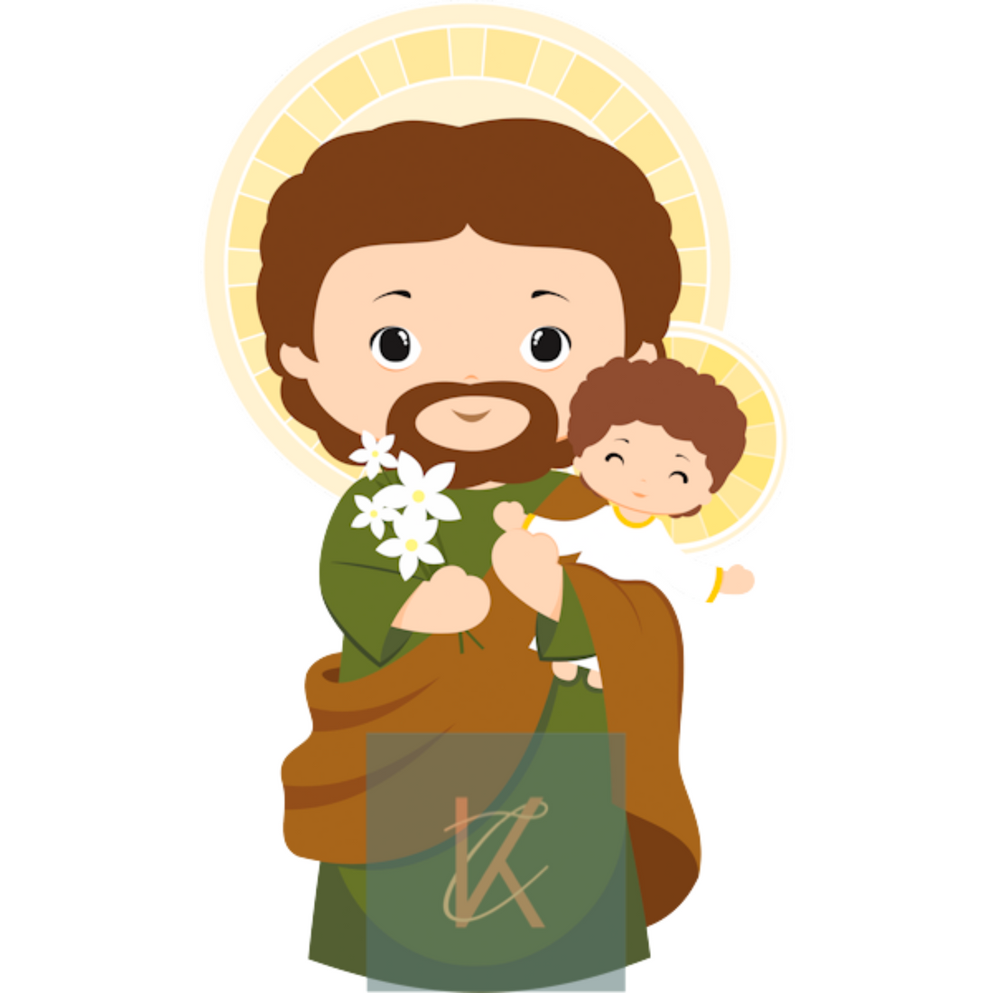 St Joseph Fridge Magnet