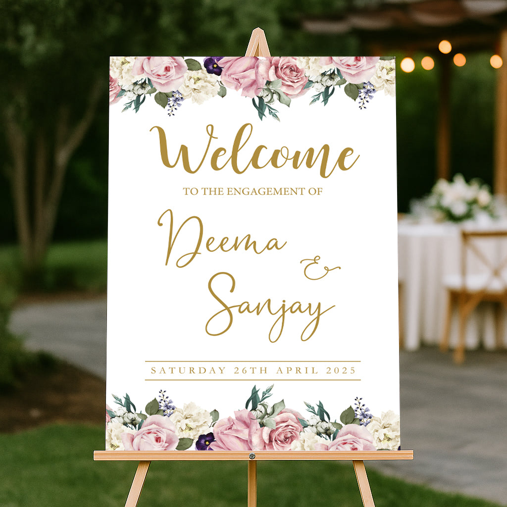 Customised Welcome Sign